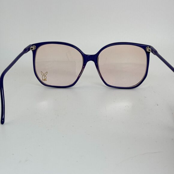 Vintage Playboy 70's Blue Purple Sunglasses Frame H15332 - Picture 3 of 5